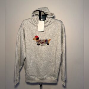 Elfric Eden Dachshund Embroidered Hoodie  
New With Tags!!!